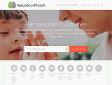 Tablet Screenshot of google.volunteermatch.org